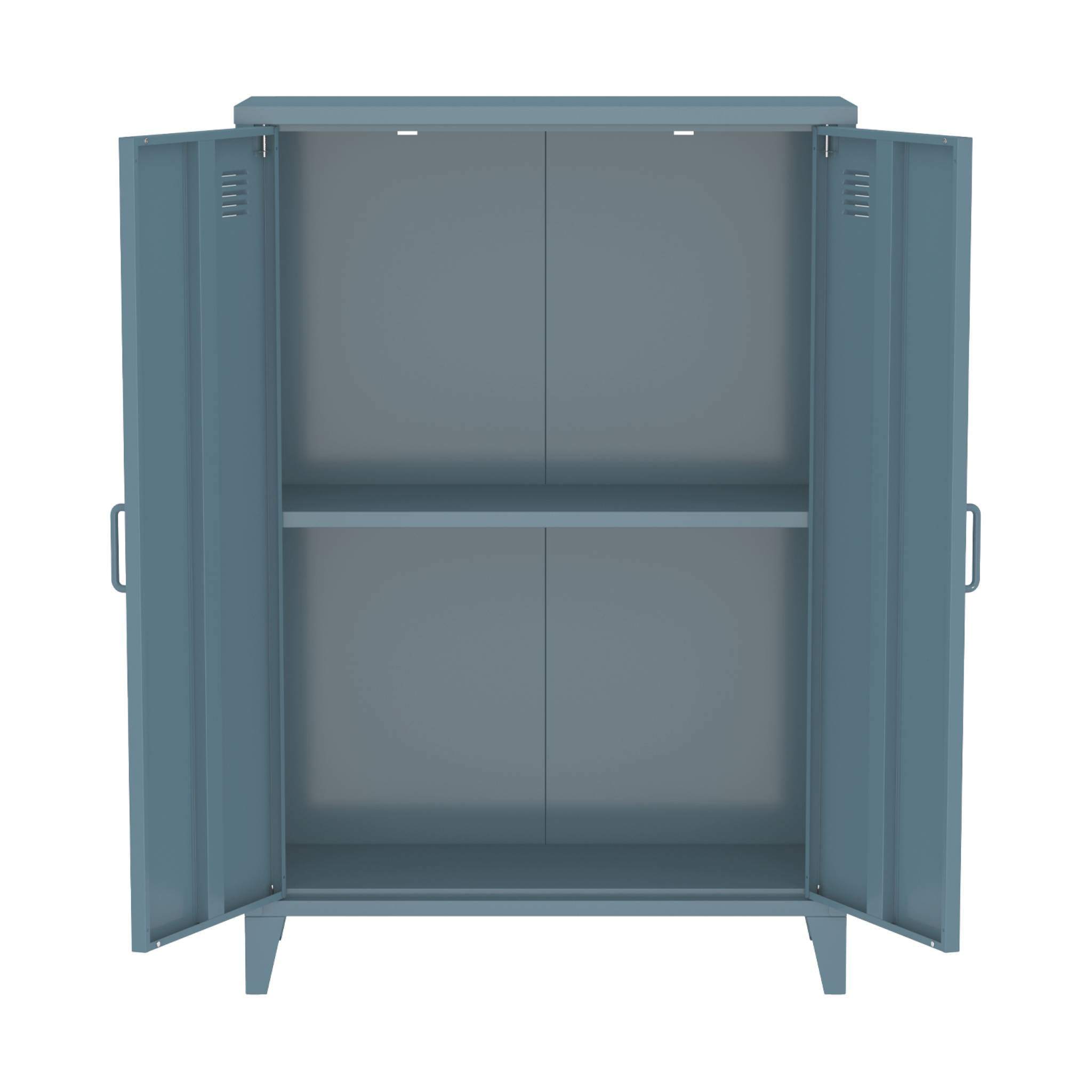 Commode/armoire métal 2 portes (lot de 2) SOHO
