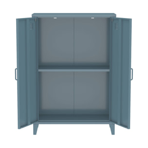 Commode/armoire métal 2 portes (lot de 2) SOHO