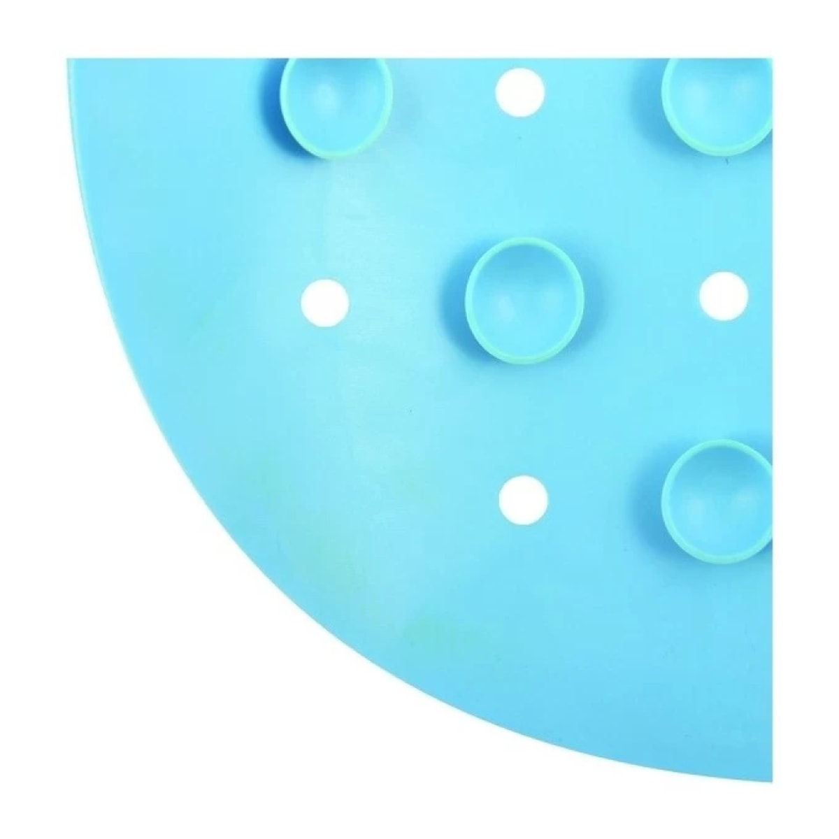 Tapis Fond de douche antidérapant Caoutchouc CLASS 54x54cm Bleu Ciel MSV
