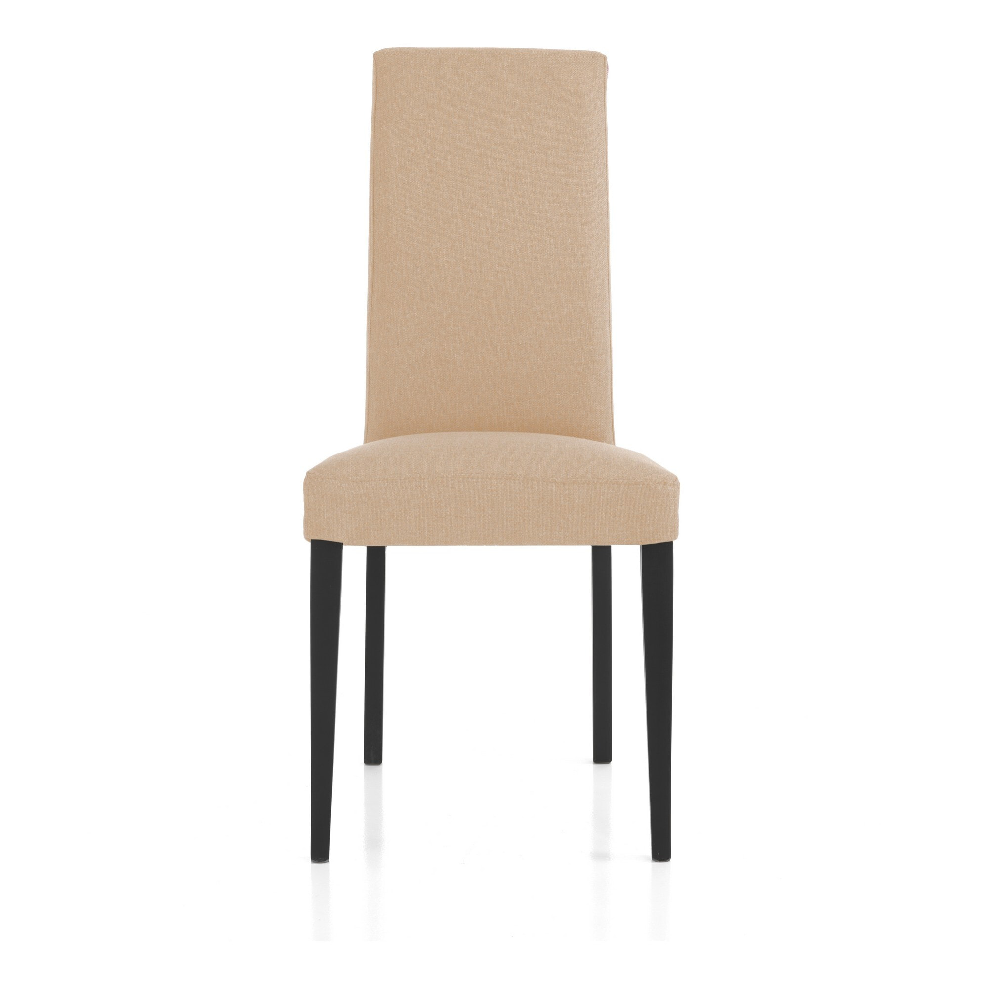 Tomasucci Ensemble de 2 chaises LELLA en tissu beige
