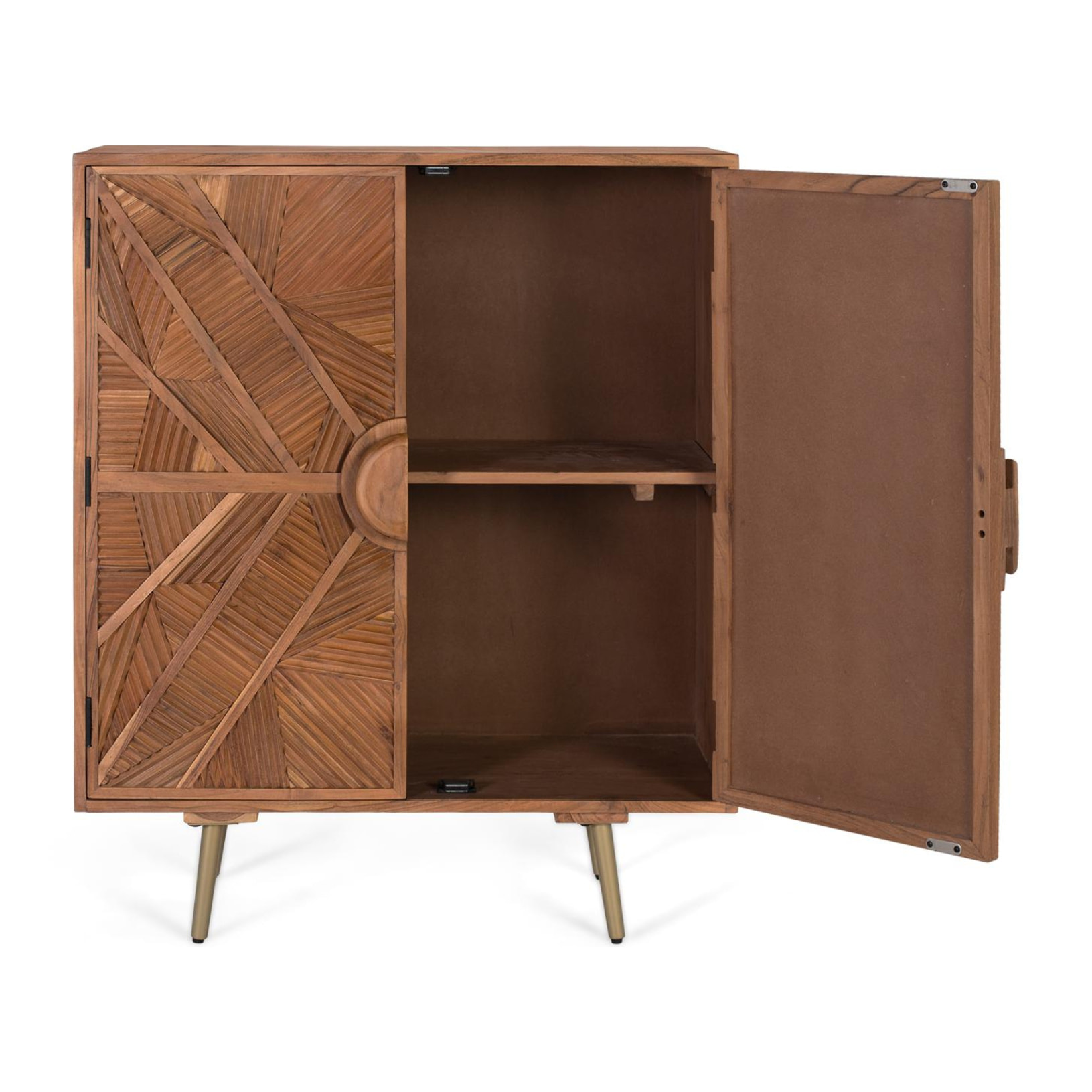Aparador de Madera de Mango Estilo Étnico Moderno