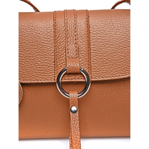 Borsa a tracolla Anna Luchini Cammello