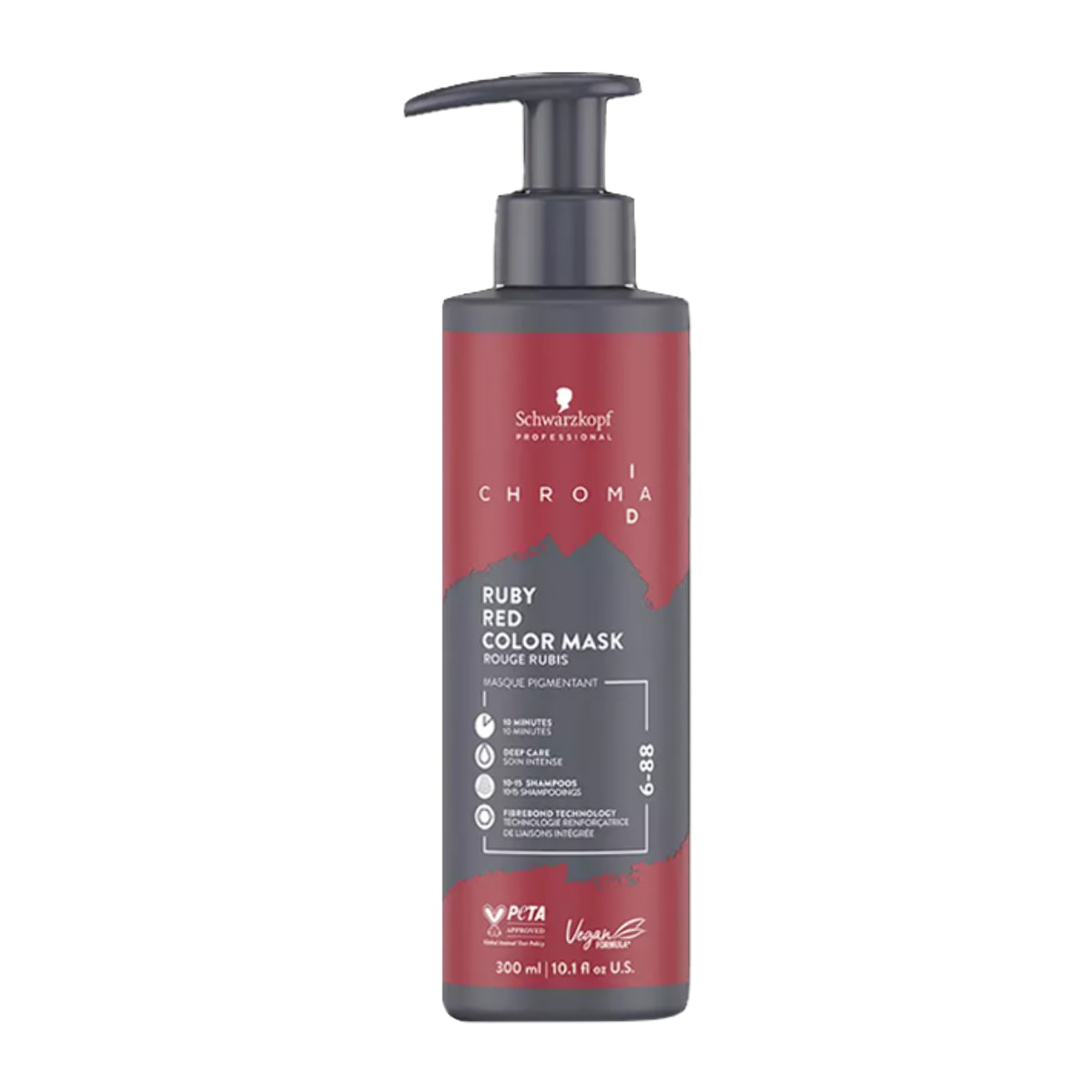 SCHWARZKOPF Chroma ID Bonding Color Mask Ruby Red 6-88 300ml