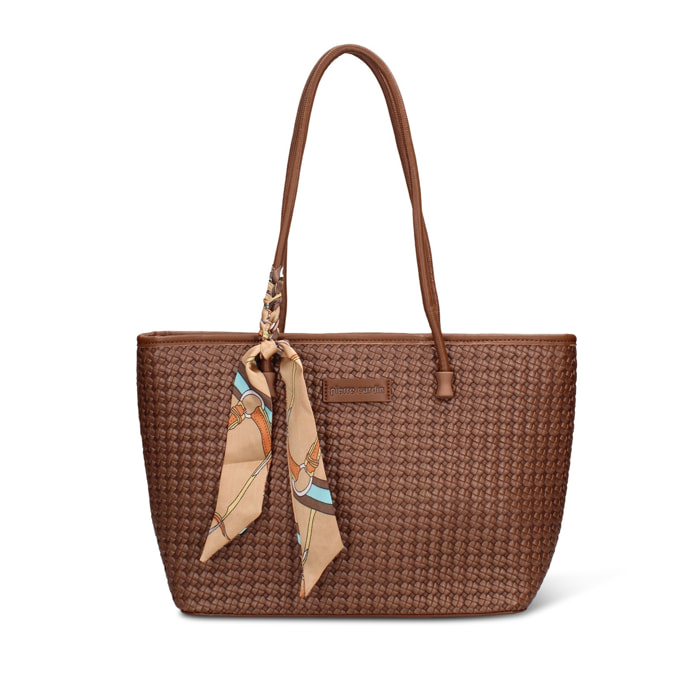 Borsa a mano donna - Modello Emberly Pro - Pelle vegana PU - 38.0 x 24.0 x 9.5 cm