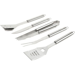 Ustensile barbecue ESSENTIELB MALETTE Set 5 pièces