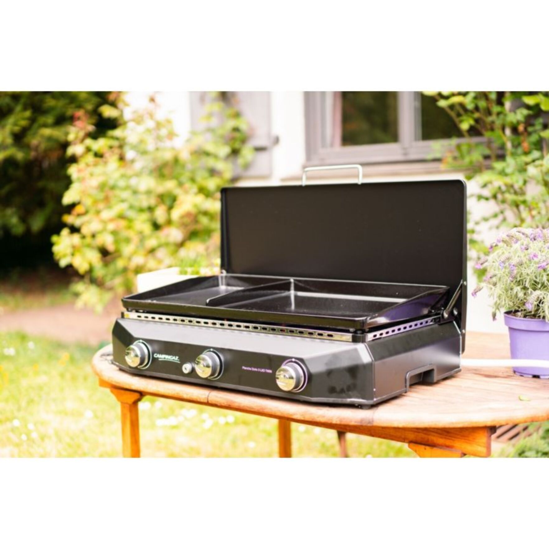 Plancha gaz CAMPINGAZ Sorio 3 LXD noir à poser, 73x40 cm