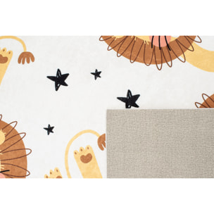 HAPPY - Tapis enfant motif Lion