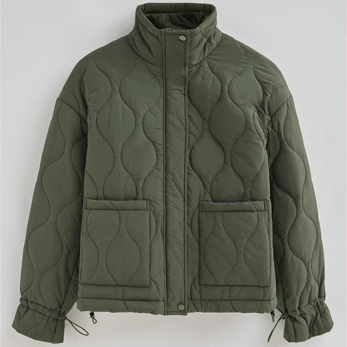 Giubbotto Gadea verde bosco con logo Polo Club