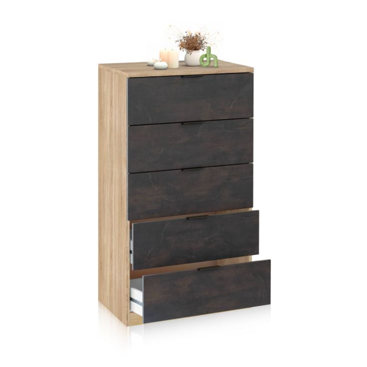 Cómoda Akari Roble Canadian - Óxido