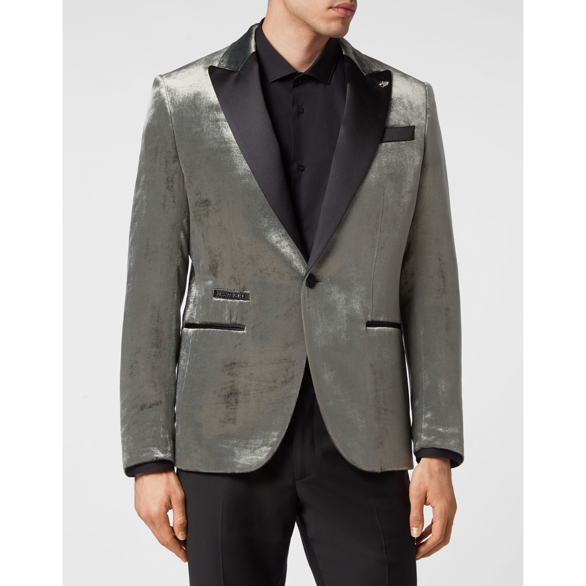 PHILIPP PLEIN One-Button Blazer Slim Fit