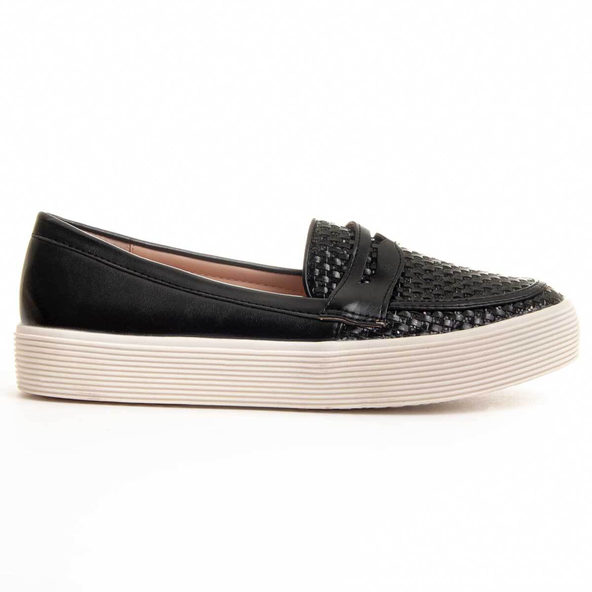 Mocasines de Plataforma - Negro - Altura: 3 cm