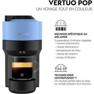 Nespresso DELONGHI NESPRESSO Vertuo pop Bleu ENV90.A