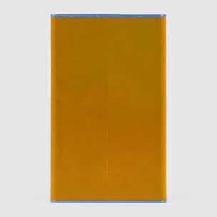 Piquadro Porte-cartes à rabat automatique en cuir et métal avec protection RFID