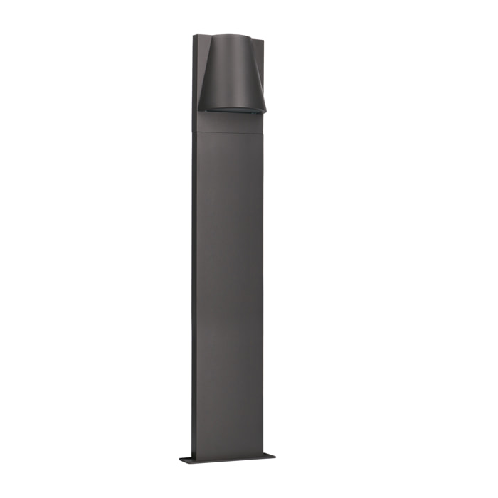 Forlight Kala - Baliza Exterior De 80Cm, Baliza De Jardín Con Ip44 Para Exteriores, Poste