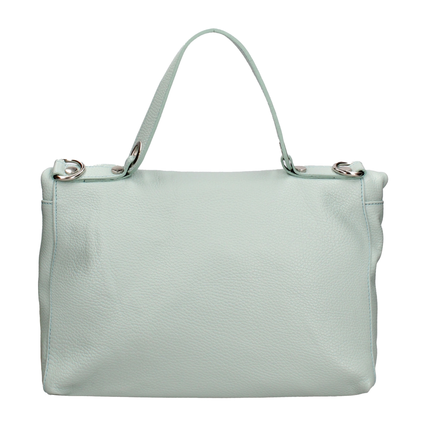 Borsa a spalla convertibile in zaino da donna In Vera pelle Made in Italy 34x21x12 cm