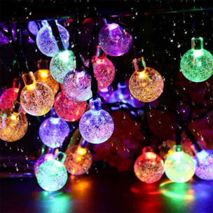 2 Guirlande solaire FESTY 20 Boules 5.8M