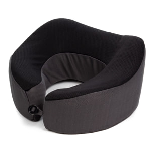 Almohada de viaje cojín cervical de espuma viscoelástica, efecto memoria, transpirable.