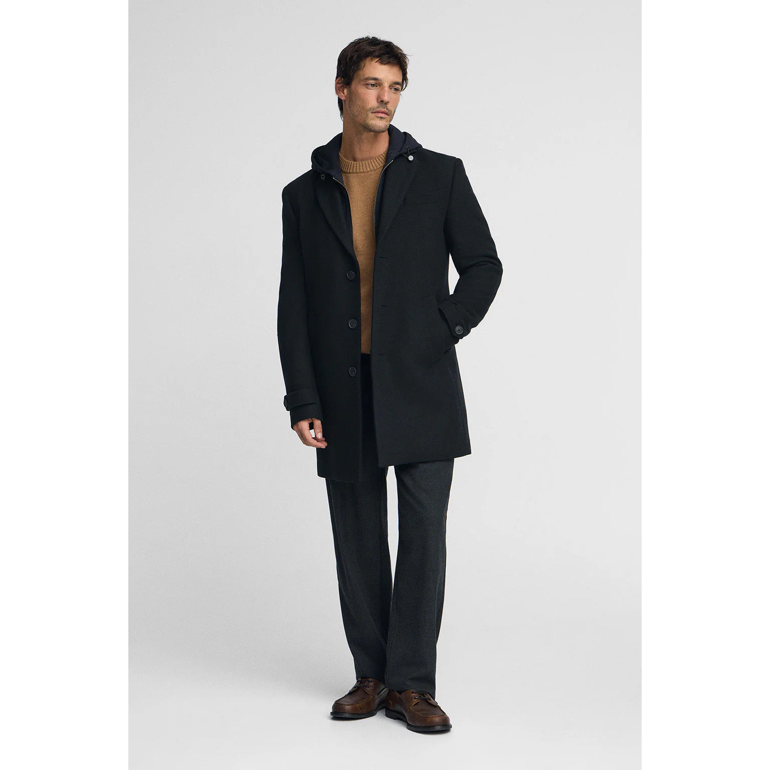 Abrigo Clement azul marino con logo Polo Club