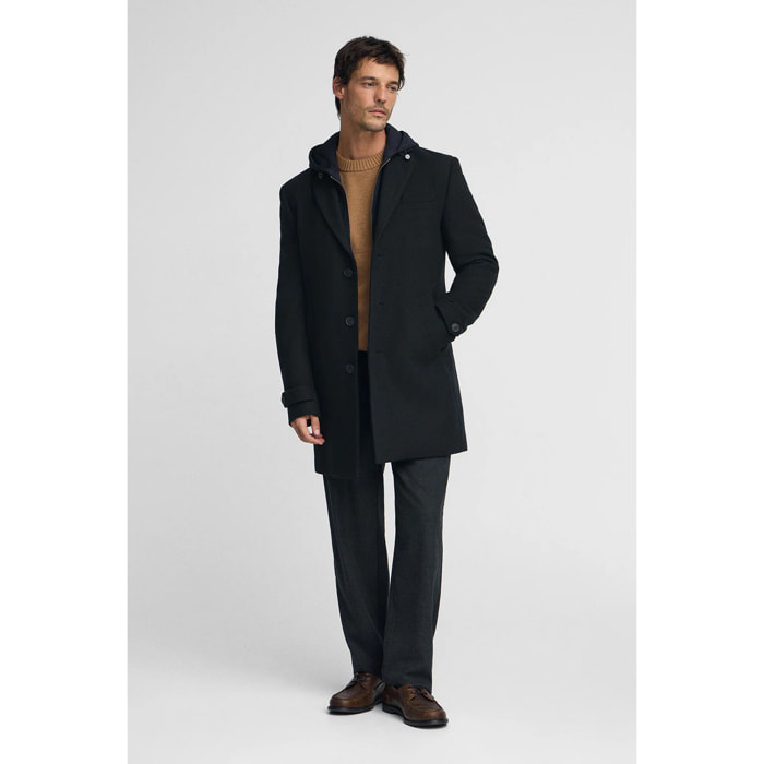 Abrigo Clement azul marino con logo Polo Club