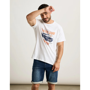 Camiseta Manga Corta Blanco - Grerry