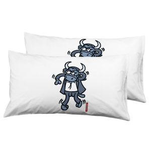 Pack Fundas Almohada Bulldiction Men Cp - 100% algodón - 150 hilos