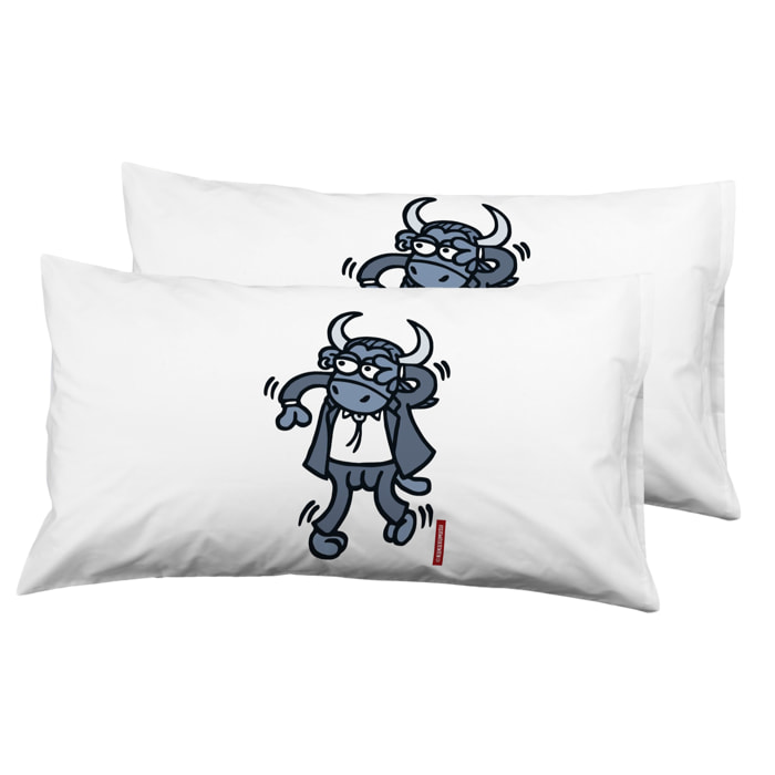 Pack Fundas Almohada Bulldiction Men Cp - 100% algodón - 150 hilos