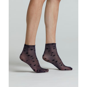 CALZINO VELATO ALYSSA CON FANTASIA STELLE