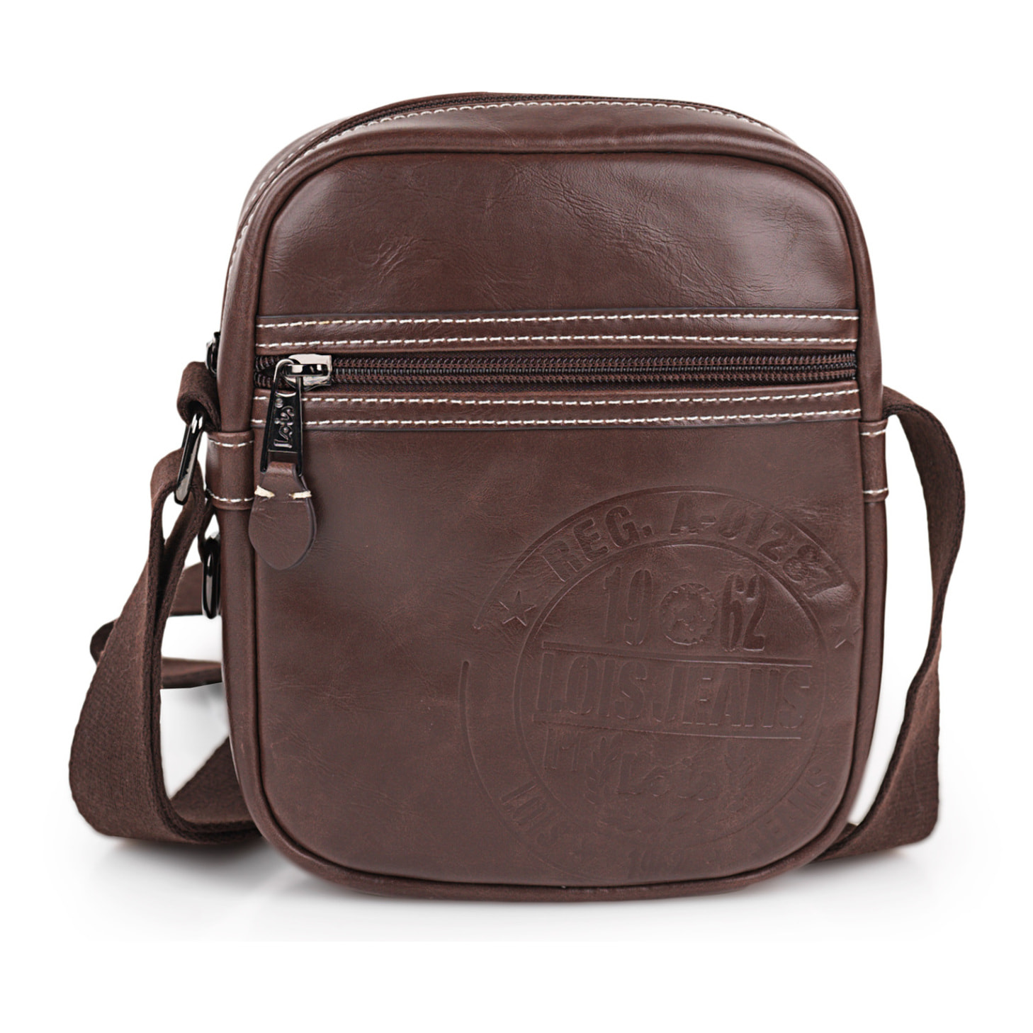 Bandolera Hombre Pu/Piel Lois Desert Marron