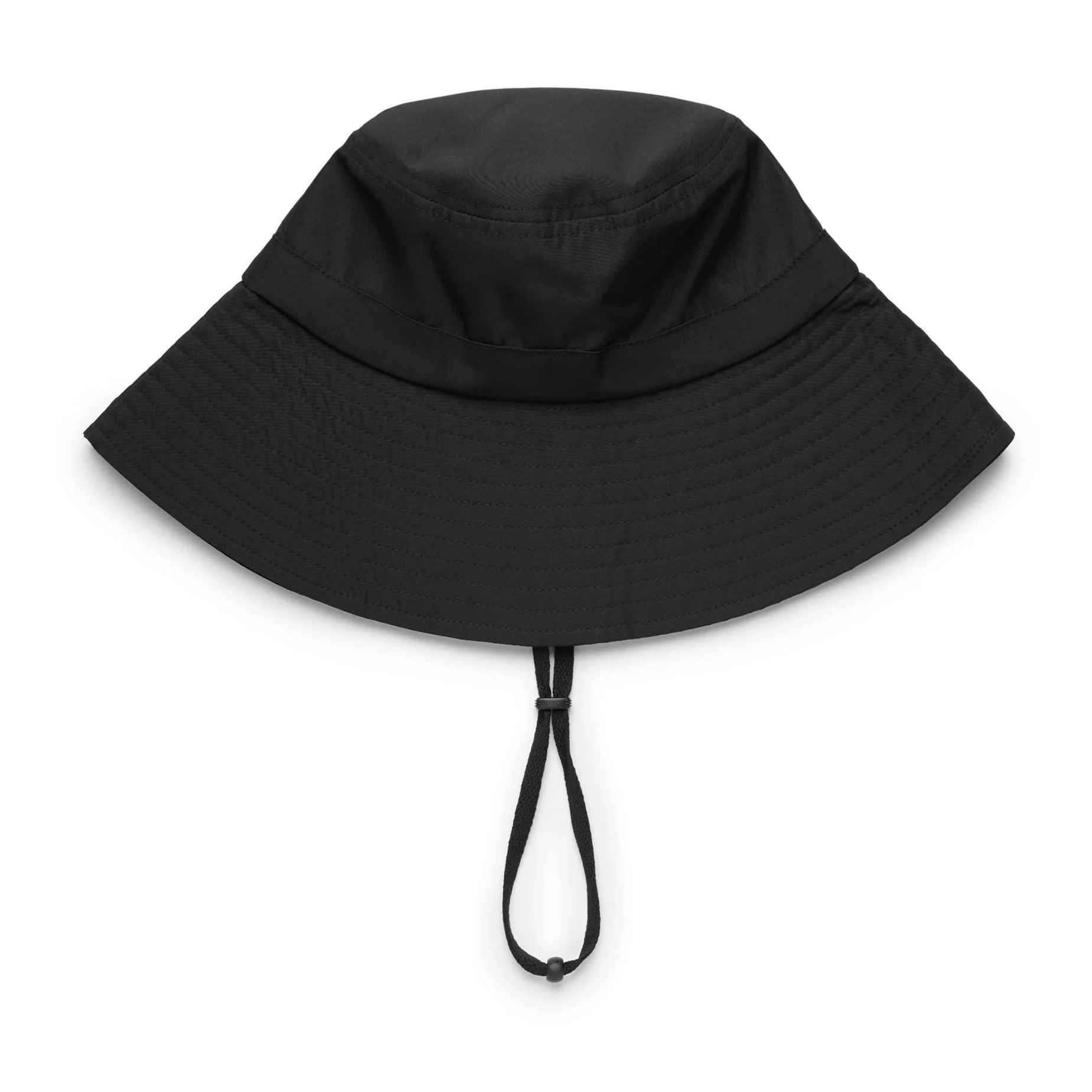 Cappelli Superga Uomo Donna Nero Bucket Hat Raggiera Logo