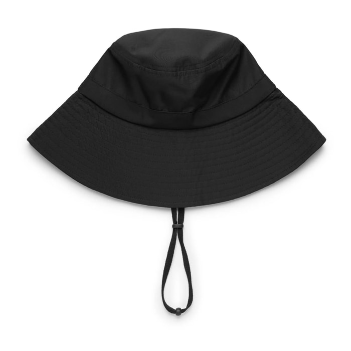 Cappelli Superga Uomo Donna Nero Bucket Hat Raggiera Logo
