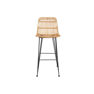 Tabourets de bar en rotin (lot de 2) MALACCA