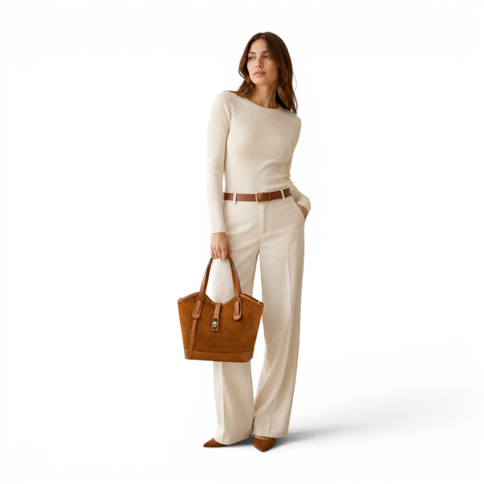 Borsa a spalla Cheval Firenze Gallipoli F/W Cuoio