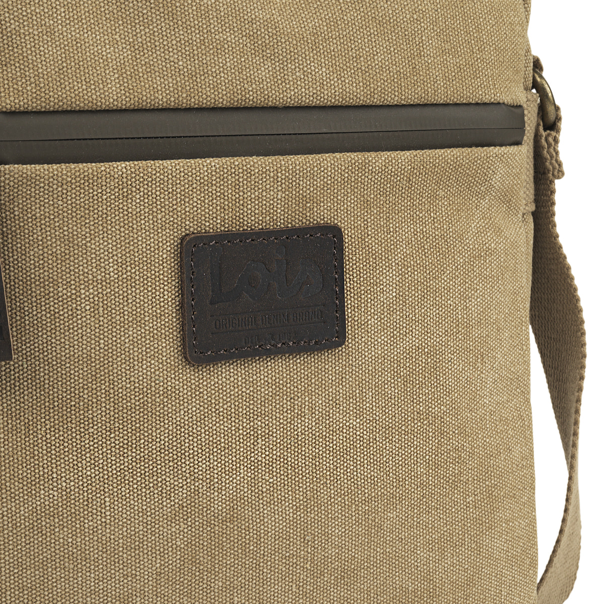 Bandolera Hombre Textil Lois Hubbard Camel