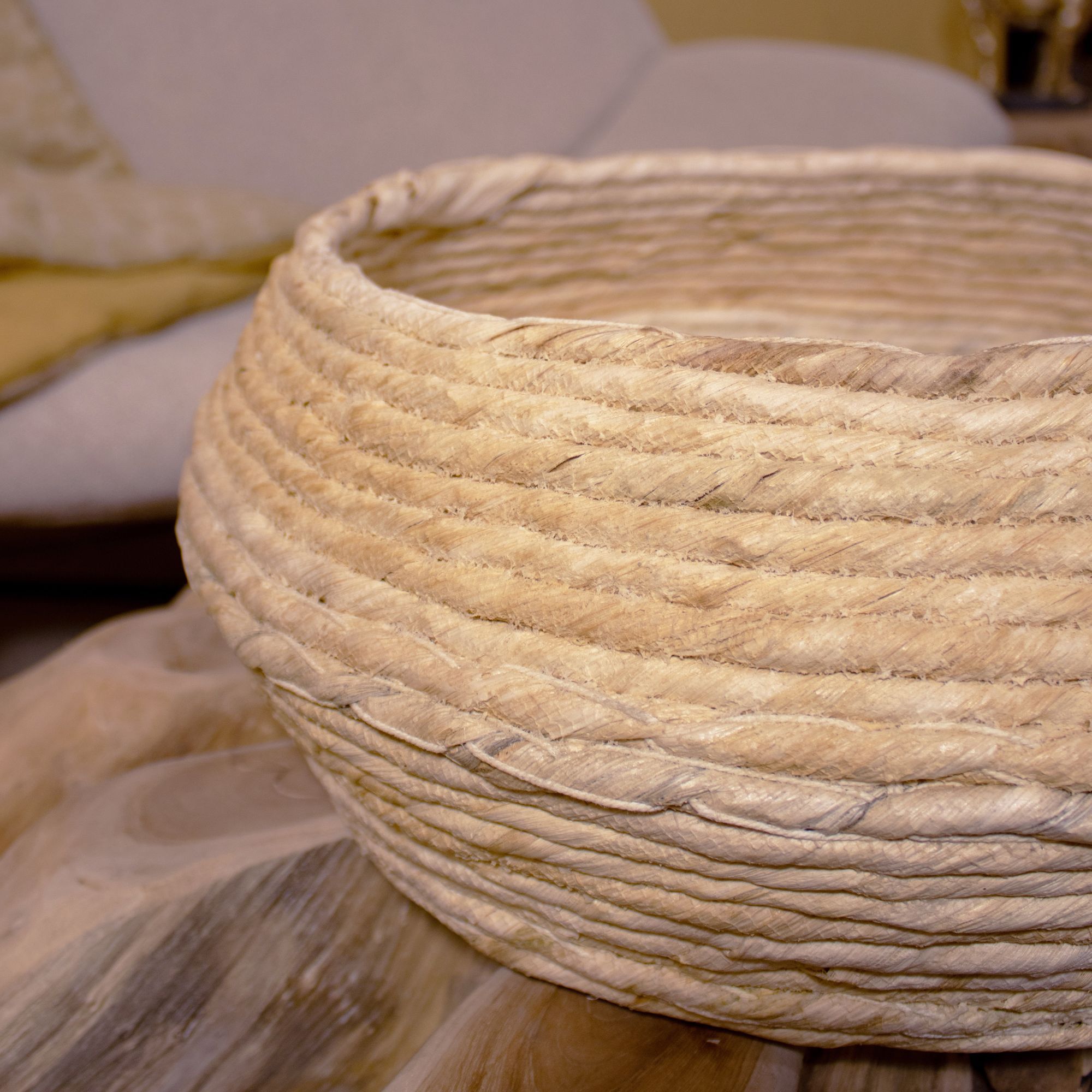 Panier en abaca 42cm DOUNIA