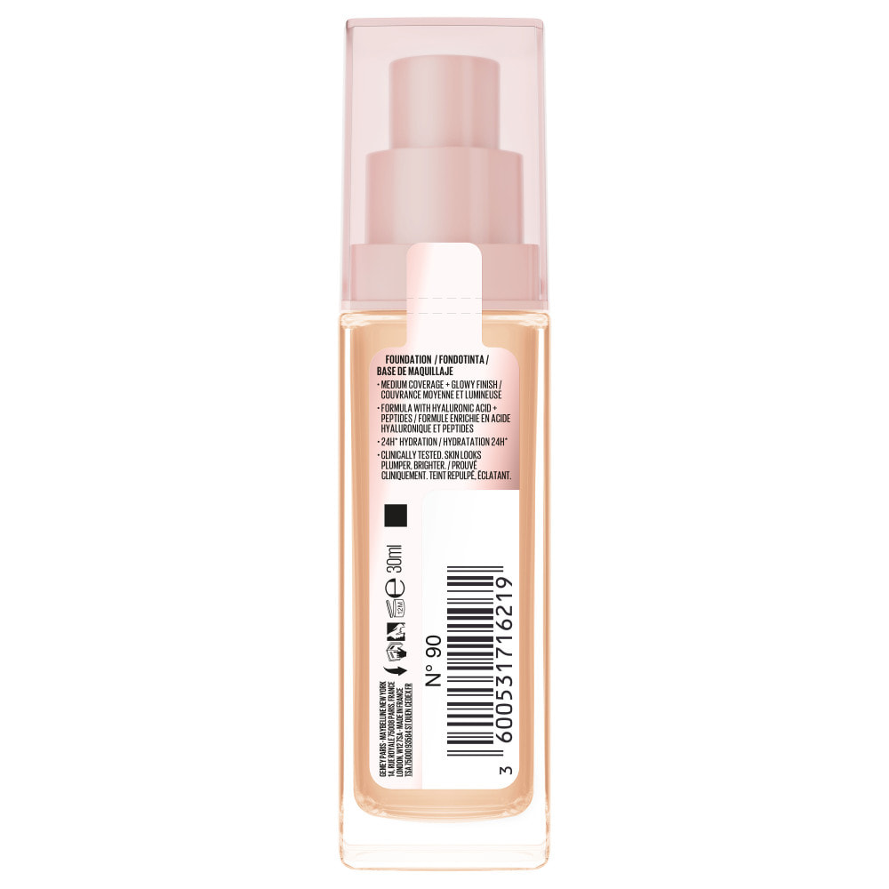 Maybelline New York Lifter Plump & Glow Foundation 90 30 ml