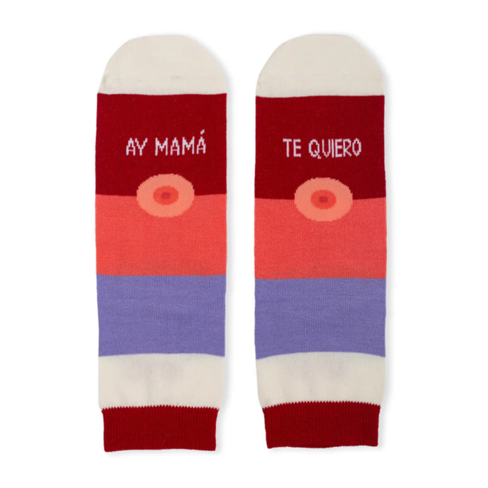 Calcetines "Ay mamá, te quiero"
