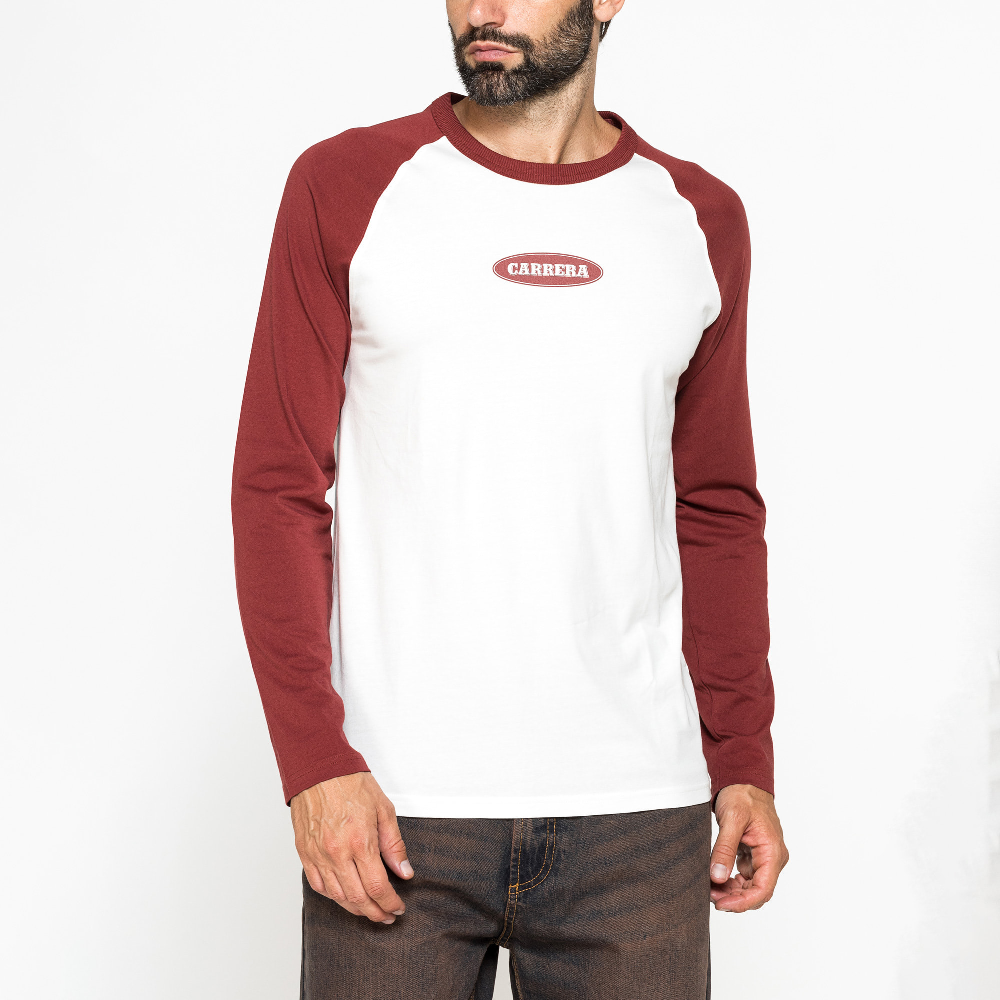 MAGLIETTA A MANICHE LUNGHE RAGLAN TEE COLLEZIONE CARRERA THE BLUE AGE REPLICA