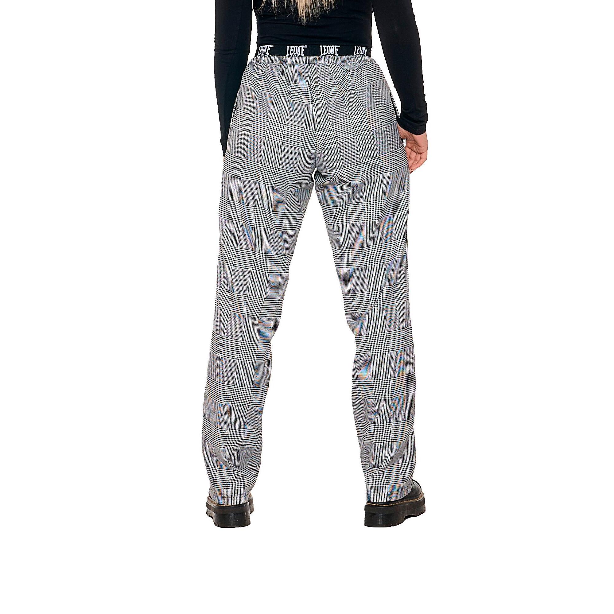 Pantalón palazzo en 'Príncipe de Gales' para mujer 'Perla'
