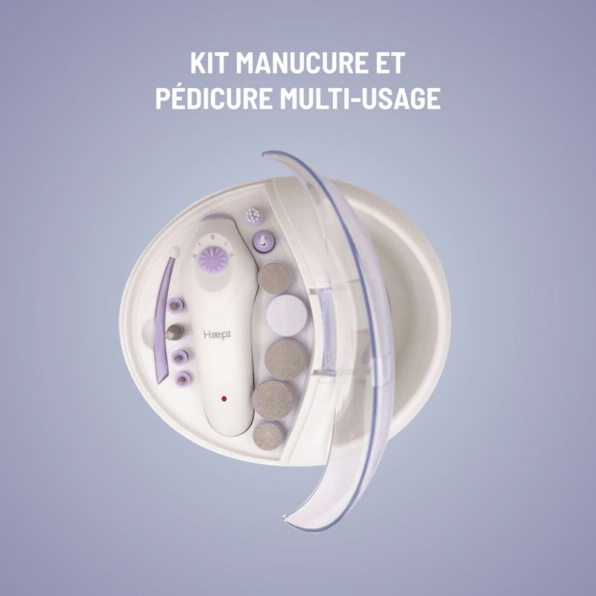 Kit manucure HAEPI Hi-Iris : Manucure et Pédicure spa