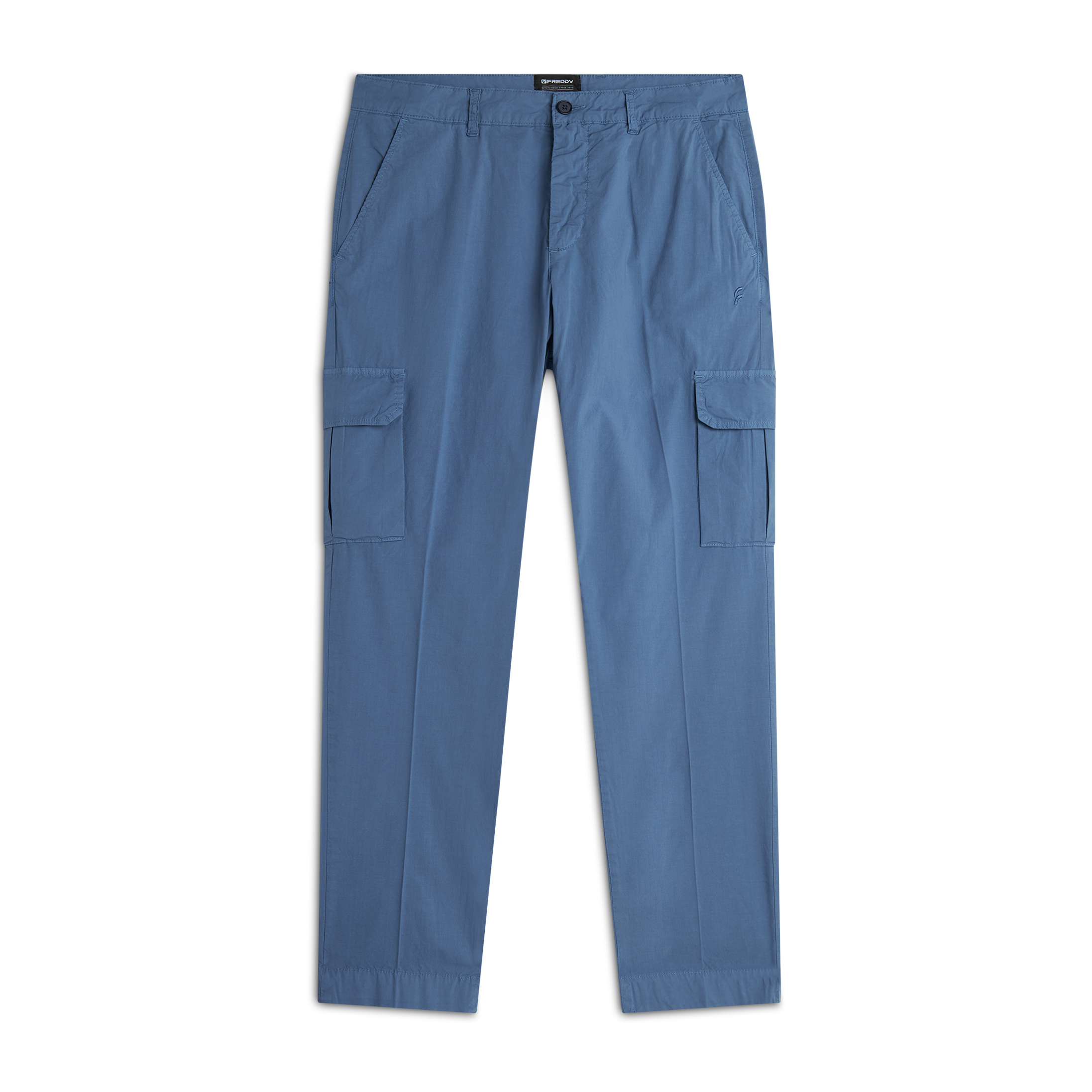 Pantaloni Chino Regular Fit da Uomo con Tasconi Cargo