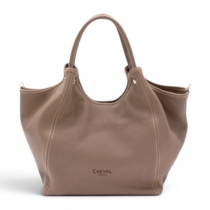 Borsa a Mano Cheval Firenze Karina Taupe