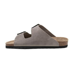 SANDALIA BABUNKERS GRIS