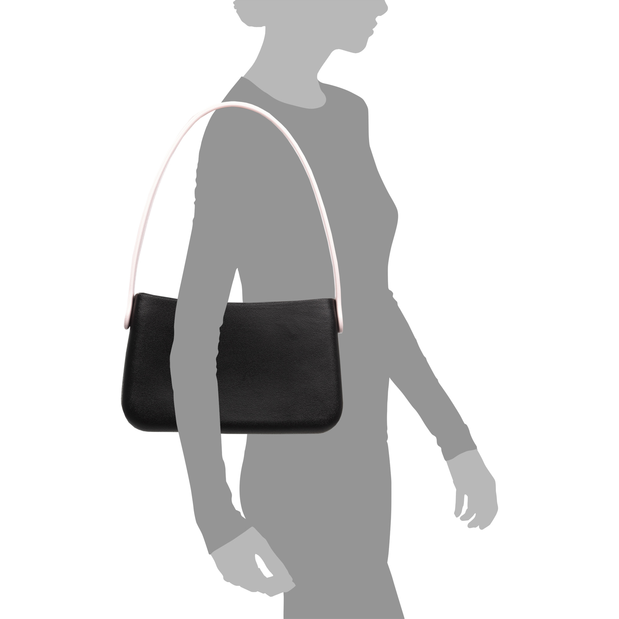 Villarboit bolso de hombro, de goma eva con asa larga intercambiable.