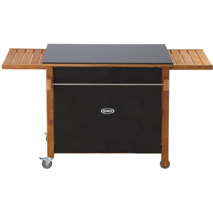 Chariot Plancha ENO Emile bois compatible plancha de 45 à 80 cm