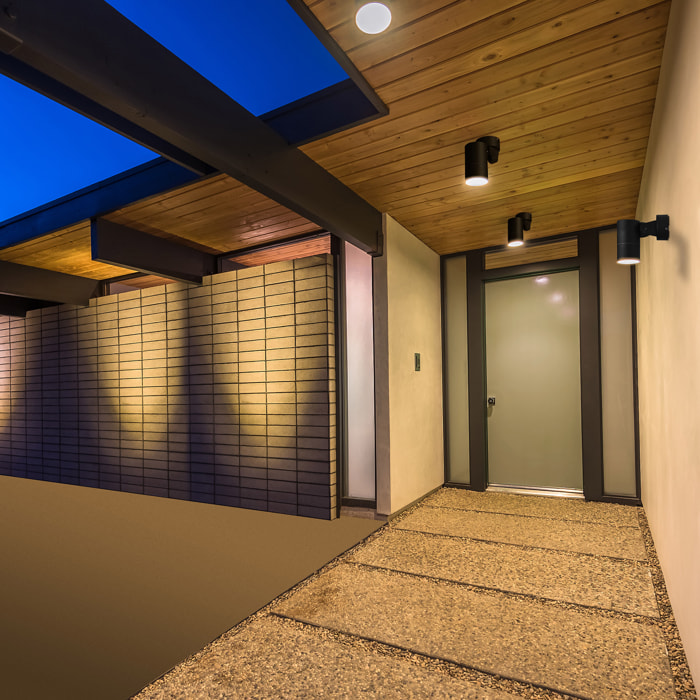 Forlight Eleve - Foco Proyector de Techo y Pared para Exterior con Protección IP65. Aplique de Pared o Foco de Techo Orientable