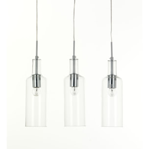 Tomasucci   Lampadario 3 luci "BOTTLES" multicolore