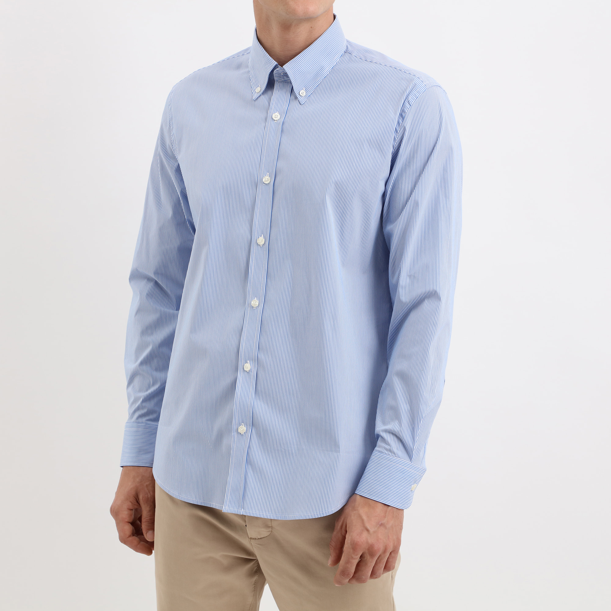 Camicia righe botton down Polo Club St Martin