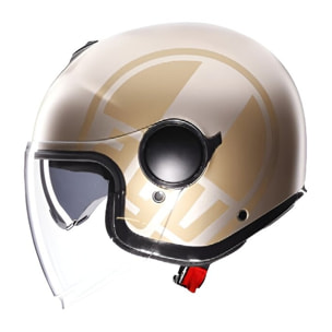 CASCO AGV ETERES E2206 SIROLO MATT WHITE/GOLD