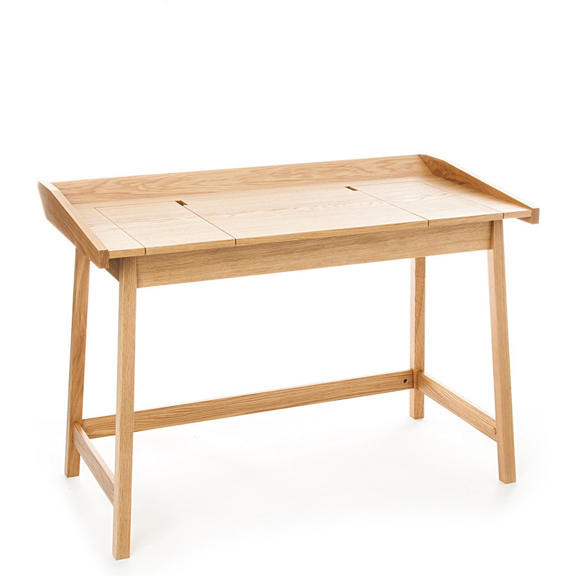 Bureau Tomasucci HENNY, en MDF et bois, marron, 113 × 60 × 80 cm