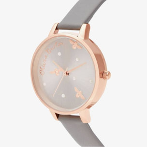 Reloj Olivia Burton OB16PQ03 Mujer Analogico Cuarzo con Correa de Piel sintetica